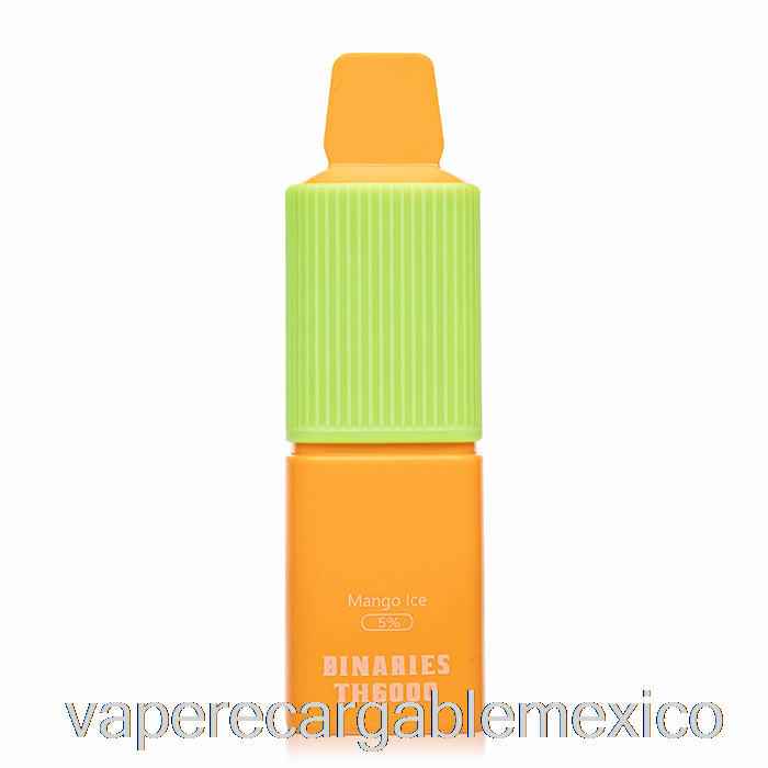 Vape Recargable Horizonte Binarios Th6000 Desechable Mango Hielo